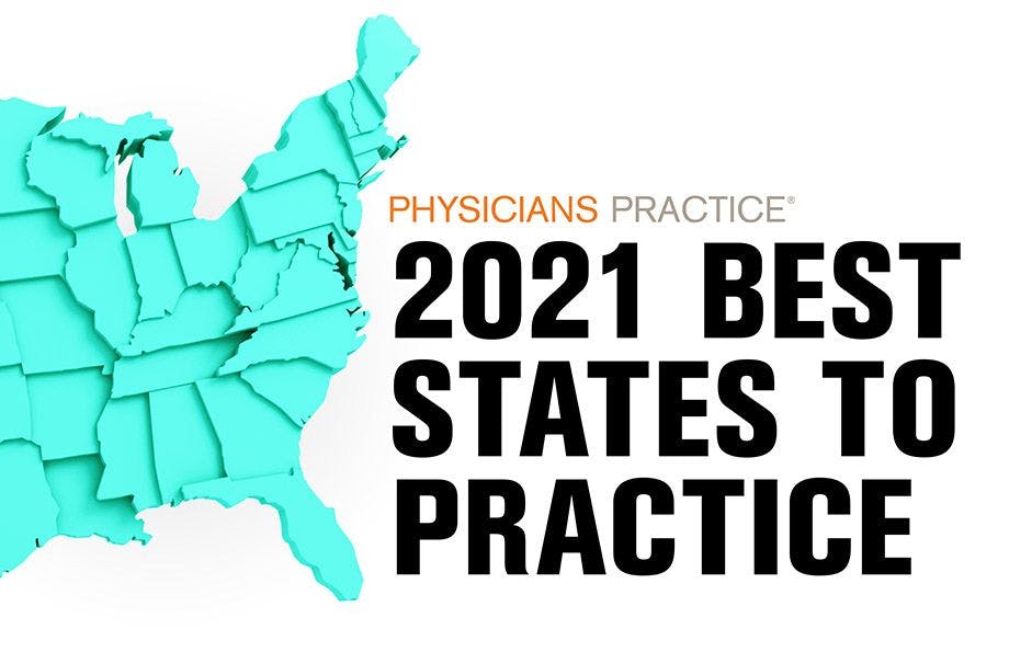 The best states for physicians in 2021: 40-31