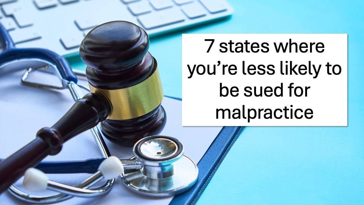 7 states where you’re less likely to be sued for malpractice | © yavdat - stock.adobe.com